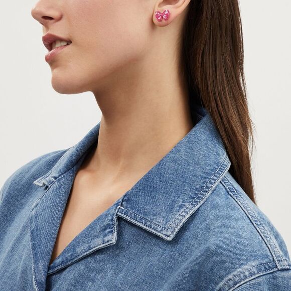 NWT Coach Outlet Bow Stud Earrings - Picture 2 of 3